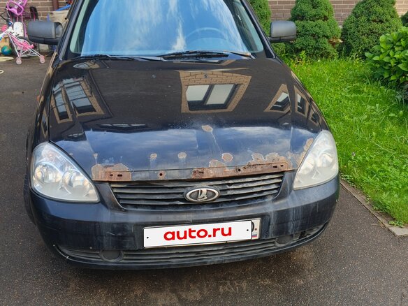 2012 Lada (ВАЗ) Priora I, чёрный