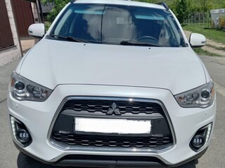 2014 Mitsubishi ASX I Рестайлинг, белый, 1350000 рублей, вид 1