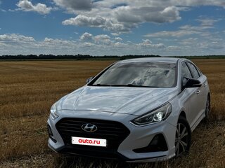 2018 Hyundai Sonata VII (LF) Рестайлинг, белый, 1399999 рублей, вид 1