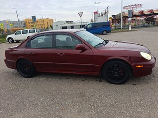 2001 Hyundai Sonata IV (EF) Рестайлинг, красный, 265000 рублей, вид 3