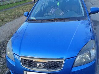 2010 Kia Rio II Рестайлинг, синий, 450000 рублей, вид 3
