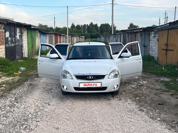 2012 Lada (ВАЗ) Priora I, белый, 425000 рублей - вид 1