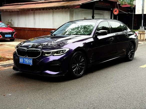 2022 BMW 3 серии 320i VII (G2x), фиолетовый