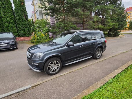 2014 Mercedes-Benz GL-Класс 350 II (X166), серый, вид 5