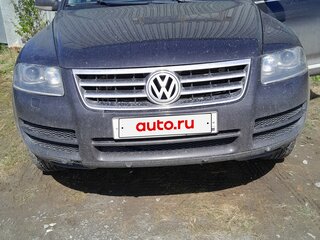 2005 Volkswagen Touareg I, чёрный, 900000 рублей, вид 1