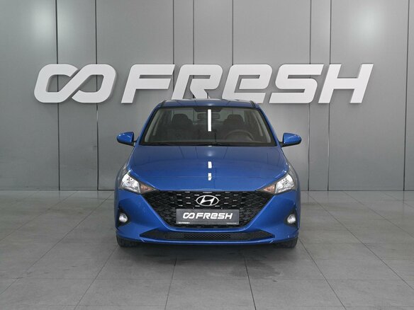 2020 Hyundai Solaris II Рестайлинг, синий, 1659000 рублей - вид 2