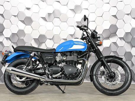 2015 Triumph Bonneville, синий, 527000 рублей, вид 3