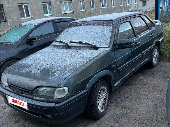 2007 Lada (ВАЗ) 2115, зелёный, 80000 рублей