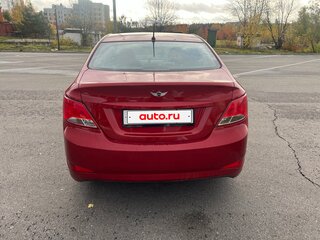 2016 Hyundai Solaris I Рестайлинг, красный, 920000 рублей, вид 5