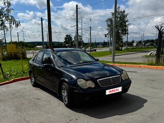 2004 Mercedes-Benz C-Класс 180 Sequentronic II (W203), чёрный, 350000 рублей, вид 2