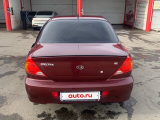 2007 Kia Spectra I Рестайлинг 2, красный, 430000 рублей, вид 1