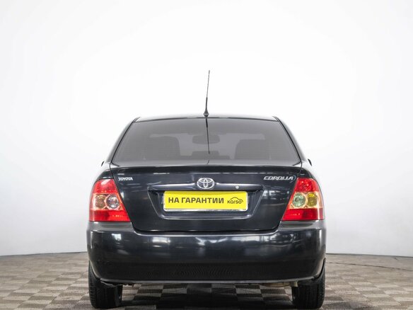2005 Toyota Corolla IX (E120, E130) Рестайлинг, чёрный - вид 4