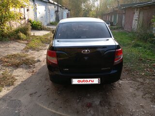 2013 Lada (ВАЗ) Granta I, чёрный, 195000 рублей, вид 1