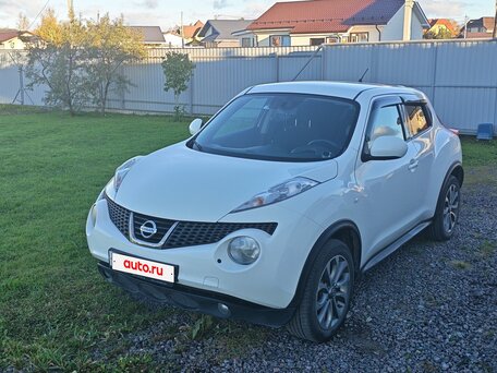 2014 Nissan Juke I Рестайлинг, белый, 870000 рублей, вид 1