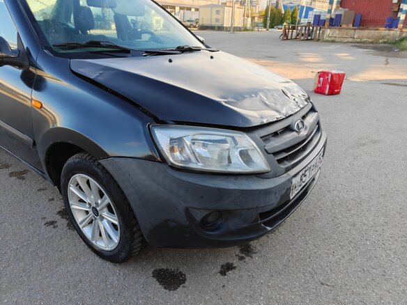 2013 Lada (ВАЗ) Granta I, синий - вид 9