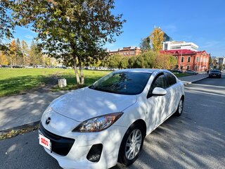 2011 Mazda 3 II (BL) Рестайлинг, белый, 1380000 рублей, вид 1