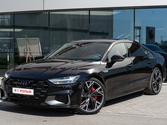 2026 Audi A7 L 45 TFSI II (4K), чёрный