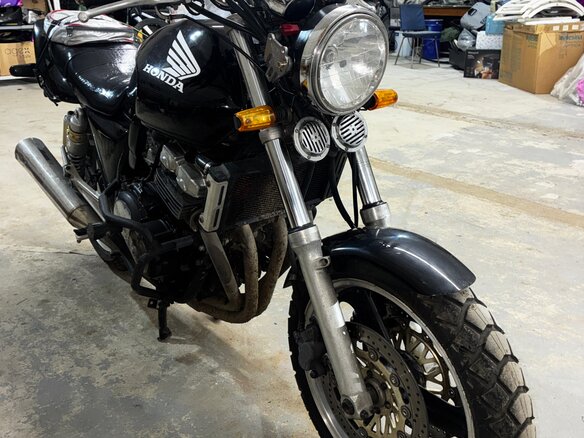 1992 Honda CB 400 Super Four, чёрный, 220000 рублей - вид 7