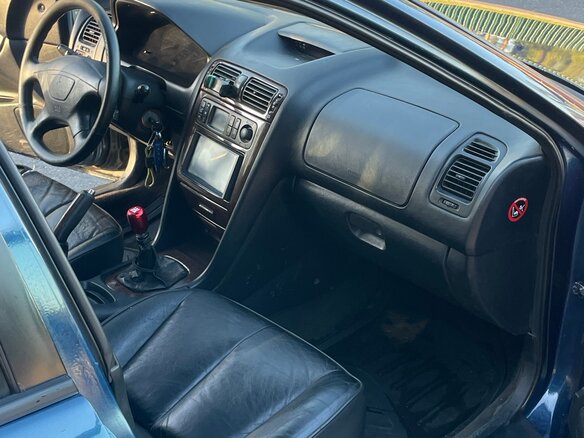 2001 Mitsubishi Galant VIII Рестайлинг, синий, 280000 рублей - вид 5