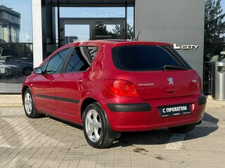 2007 Peugeot 307 I Рестайлинг, красный, 390000 рублей, вид 3