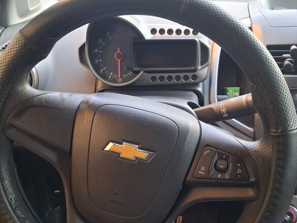 2012 Chevrolet Aveo II, чёрный, 600000 рублей - вид 5