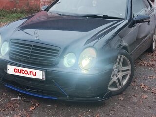 2000 Mercedes-Benz CLK-Класс 230 I (W208) Рестайлинг, синий, 500000 рублей, вид 2
