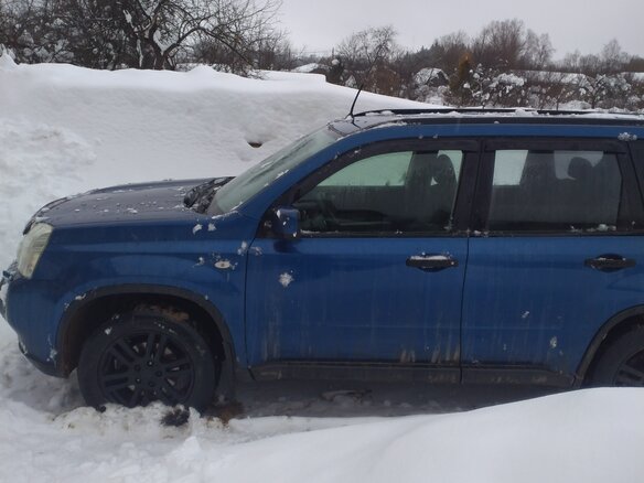 2008 Nissan X-Trail II, синий - вид 18