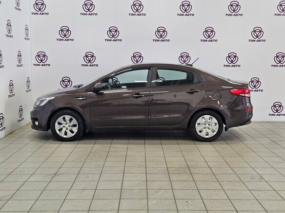 2017 Kia Rio III Рестайлинг, коричневый - вид 7
