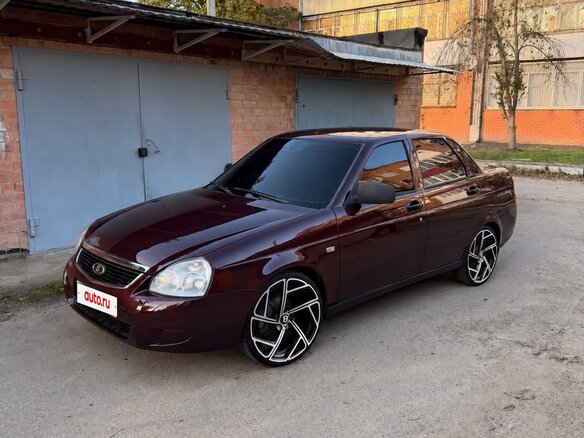 2010 Lada (ВАЗ) Priora I, пурпурный, 375000 рублей
