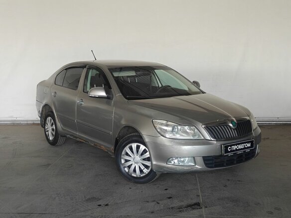 2012 Skoda Octavia II (A5) Рестайлинг, бежевый - вид 2