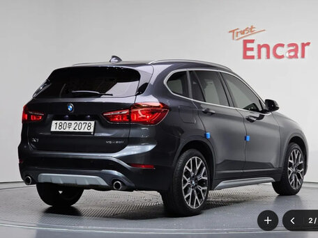 2022 BMW X1 18d sDrive II (F48) Рестайлинг, серебристый, 1950000 рублей, вид 2