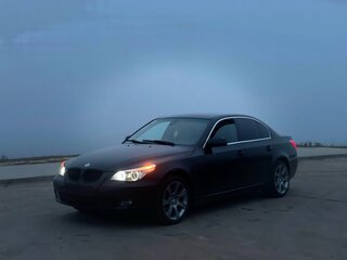 2008 BMW 5 серии 525xi V (E60/E61) Рестайлинг, чёрный, 1150000 рублей, вид 1