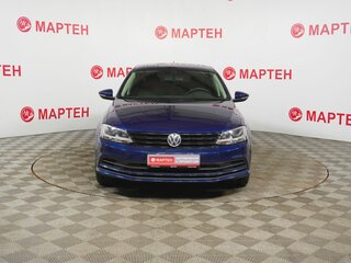 2015 Volkswagen Jetta VI Рестайлинг, синий, 1280000 рублей, вид 2