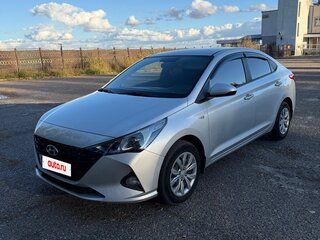 2022 Hyundai Solaris II Рестайлинг, серый, 1680000 рублей, вид 2