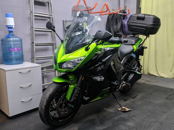 2011 Kawasaki Ninja 1000 SX, зелёный, 750000 рублей
