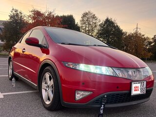 2007 Honda Civic VIII, красный, 850000 рублей, вид 2