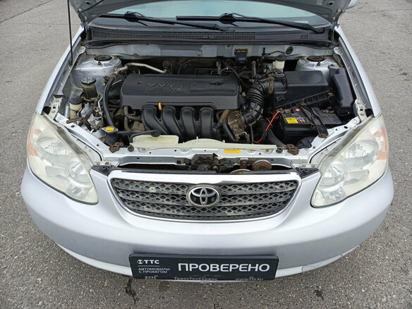 2006 Toyota Corolla IX (E120, E130) Рестайлинг, серебристый, 588600 рублей - вид 8