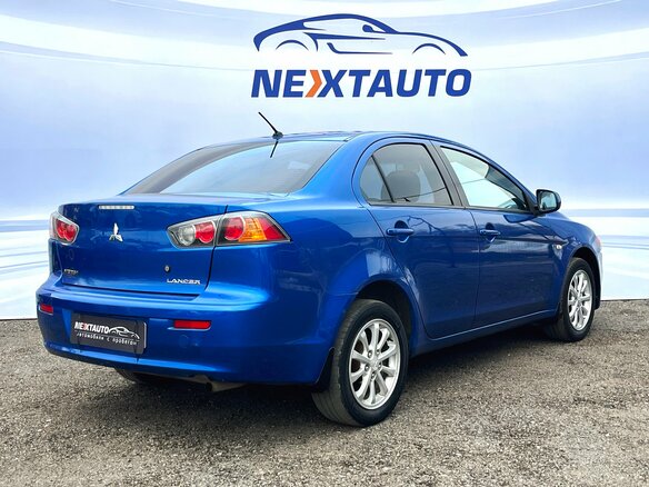 2011 Mitsubishi Lancer X Рестайлинг, синий, 657000 рублей - вид 4