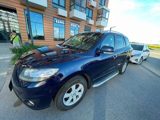 2011 Hyundai Santa Fe II Рестайлинг, синий, 1500000 рублей, вид 4
