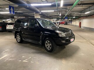 2008 Toyota Land Cruiser Prado 5-speed 120 Series Рестайлинг, чёрный, 1800000 рублей, вид 3