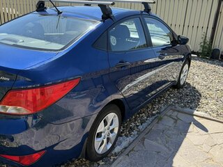 2014 Hyundai Solaris I Рестайлинг, синий, 920000 рублей, вид 3