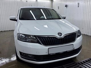 2019 Skoda Rapid I Рестайлинг, белый, 1099980 рублей, вид 4