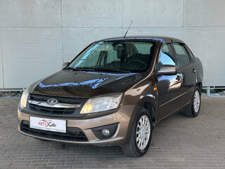 2013 Lada (ВАЗ) Granta I, коричневый, 390000 рублей, вид 2
