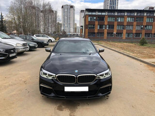 2019 BMW 5 серии M550d xDrive VII (G30/G31/G38), чёрный, 6000000 рублей, вид 4