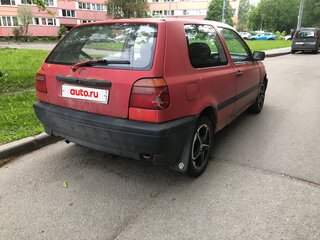 1991 Volkswagen Golf III, красный, 80000 рублей, вид 5