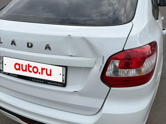 2023 Lada (ВАЗ) Granta I Рестайлинг, белый, 650000 рублей - вид 9