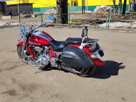 2012 Yamaha XV 1900, красный, 1300000 рублей, вид 2