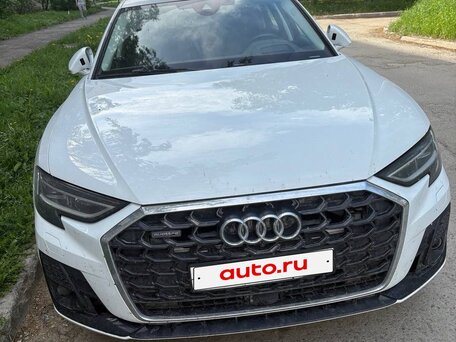 2022 Audi A8 Long 55 TFSI IV (D5) Рестайлинг, белый, 7800000 рублей, вид 1