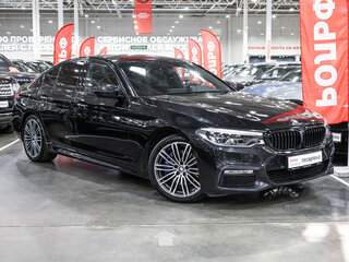 2018 BMW 5 серии 530i xDrive VII (G30/G31/G38), чёрный, 3390900 рублей, вид 4