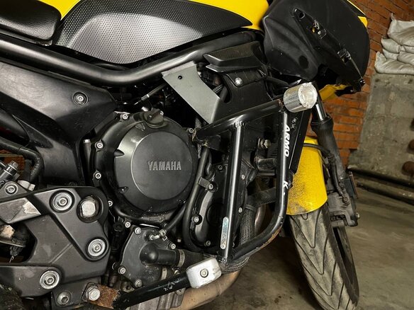 2009 Yamaha XJ6 (FZ6R), жёлтый, 550000 рублей - вид 5